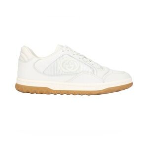 Gucci MAC80 Low Top Leather Skateboard Sneakers Off White Gum